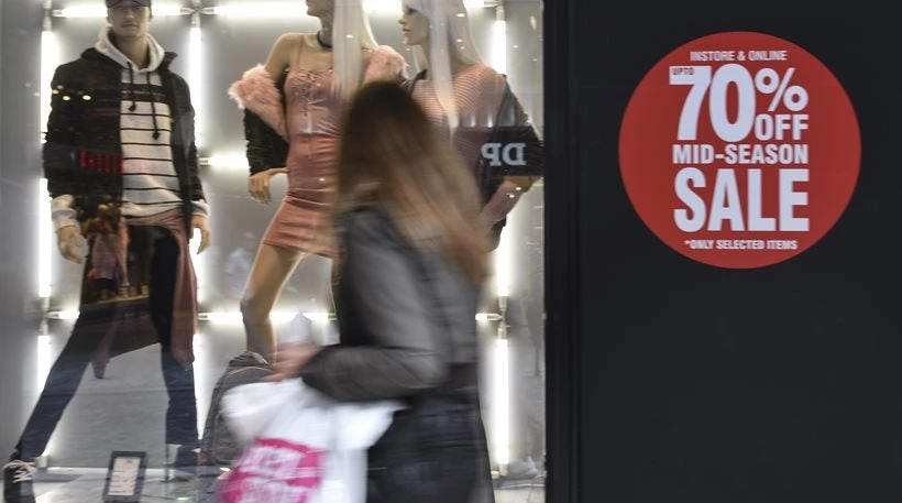 Ξεκινούν την Δευτέρα 8 Ιανουαρίου οι χειμερινές εκπτώσεις